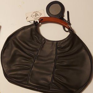 Cool charcoal handbag